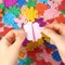 300 Pcs Spring Glitter Foam Stickers - Colorful Flower & Butterfly Shapes - Bulk Self-Adhesive 3D Stickers for Kids' Arts & Crafts, Scrapbooking, and DIY Party Decorations